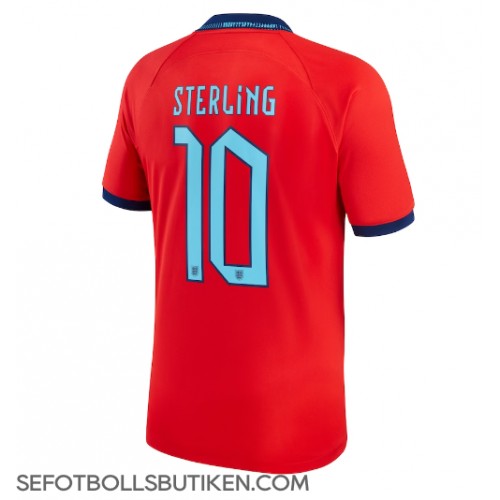 England Raheem Sterling #10 Replika Borta matchkläder VM 2022 Korta ärmar